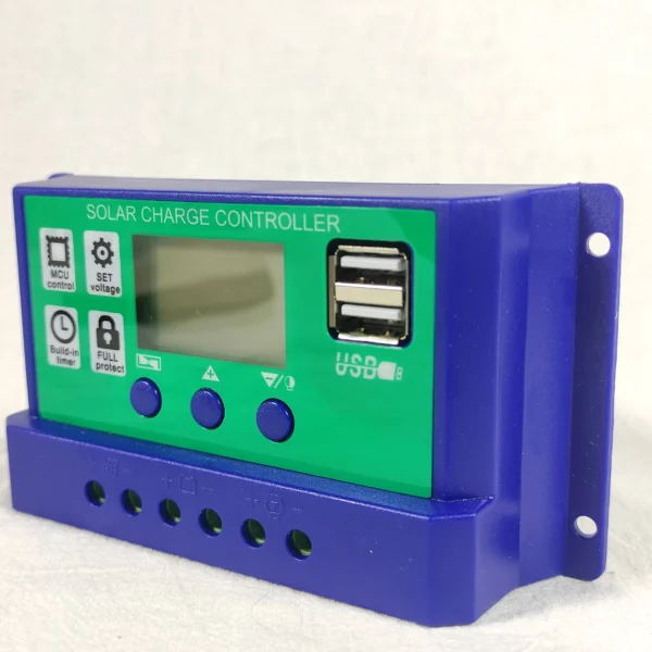 20A PWM Solar Panel Controller | Congsin 12V/24V Auto Detection for Off-Grid Kits & Mobile Energy - Image 3