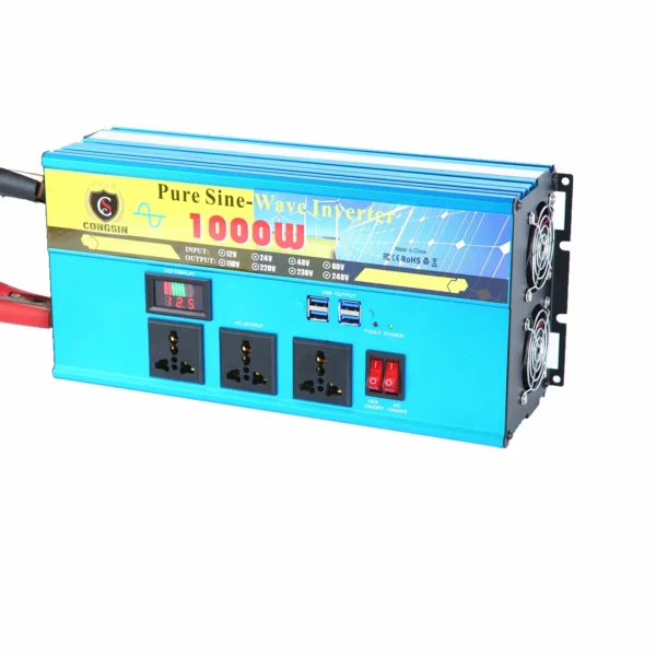 Mid-Power 1000W Pure Sine Wave Inverter – Wide DC Input Range, 110V Output for RVs, Solar Stations & Mobile Work Tools | Congsin - Image 5