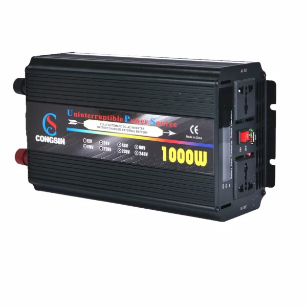500W Modified Sine Inverter with UPS Function – 360W Continuous Output, USB, Battery Clip for LED, Router & Security Systems | Congsin OEM Ready - Image 3