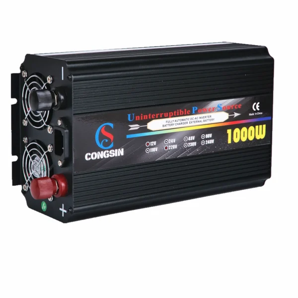 500W Modified Sine Inverter with UPS Function – 360W Continuous Output, USB, Battery Clip for LED, Router & Security Systems | Congsin OEM Ready - Image 4