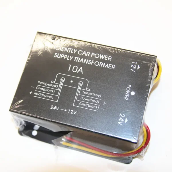 Congsin 10A DC Step-Down Converter – 24V to 12V 120W Regulator with Dual Cooling Fans for Solar & Vehicle Power Systems - Image 3