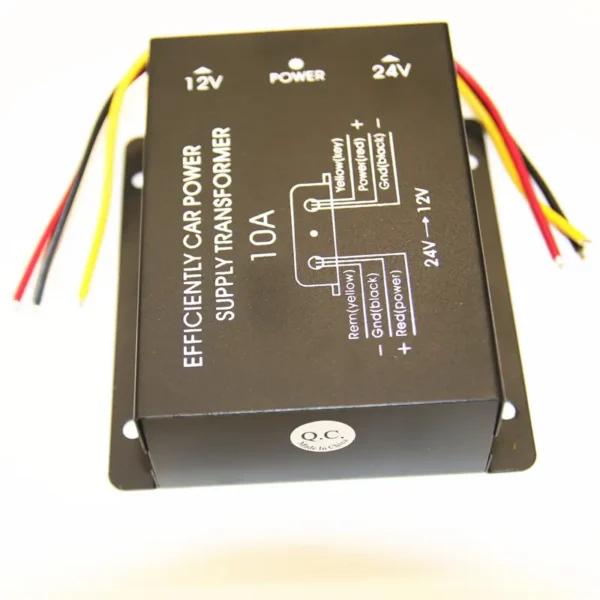 Congsin 10A DC Step-Down Converter – 24V to 12V 120W Regulator with Dual Cooling Fans for Solar & Vehicle Power Systems - Image 4
