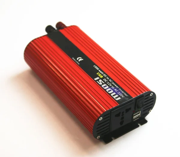Congsin 1500W Off-Grid Inverter with Battery Clips & LCD Display – 12V DC to 110V AC for RVs, Solar Storage & Field Stations - Image 3
