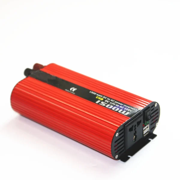 Congsin 1500W Off-Grid Inverter with Battery Clips & LCD Display – 12V DC to 110V AC for RVs, Solar Storage & Field Stations - Image 4