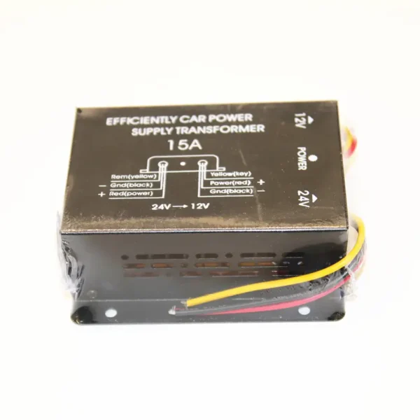 Efficient 15A DC-DC Power Converter – 24V to 12V Voltage Reducer with Dual Cooling Fans & Overload Protection - Image 4