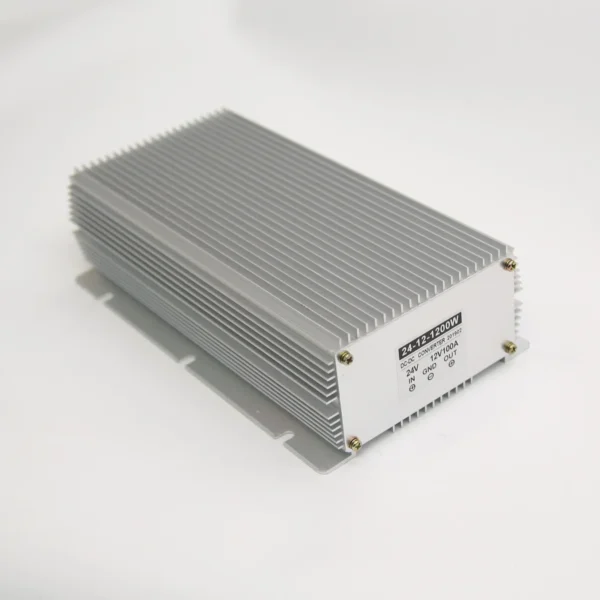 Congsin 100A DC-DC Converter – 1200W High-Power 24V to 12V Regulator with Dual Fan Cooling - Image 2