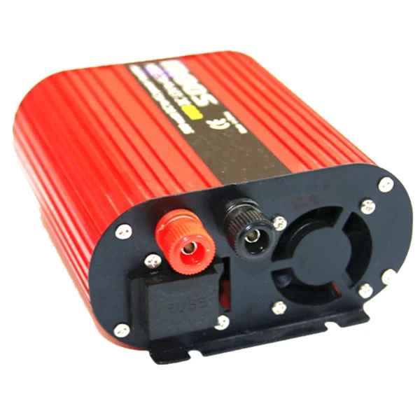 500W Portable DC to AC Power Inverter – Congsin 12V Battery Clip Model with LCD Display for Outdoor & Emergency Use - Image 3