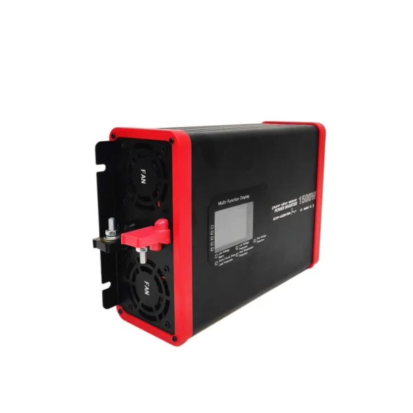 1500W Smart Display Pure Sine Inverter – Congsin Dual-Tone Casing, Laptop & CPAP Safe, for Solar RVs & Emergency Power Supply - Image 3