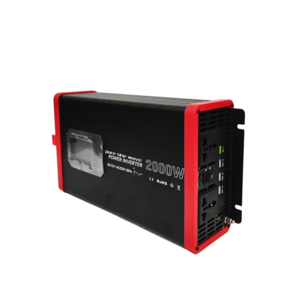 Clean Power from Congsin – 2000W Pure Sine Inverter with 110V AC Output for Sensitive Electronics, Off-Grid Backup & Mobile Workstations - Image 3