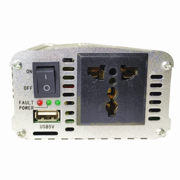 Portable Road Power Solution – 200W Silver DC 12V to AC 110V Car Inverter for Clean and Stable Output | Congsin DriveLine - Image 2
