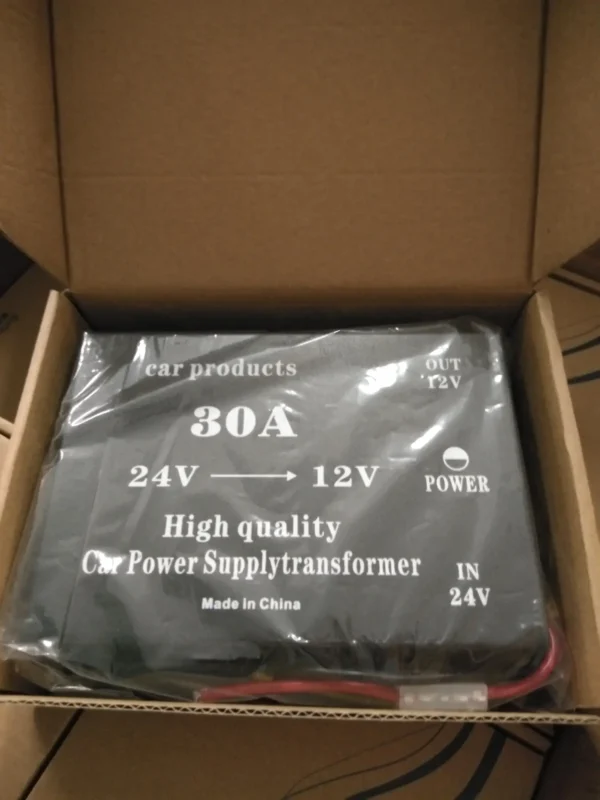 Heavy-Duty 30A 360W DC-DC Buck Converter – 24V to 12V Voltage Regulator for Solar & Vehicle Power Systems - Image 4