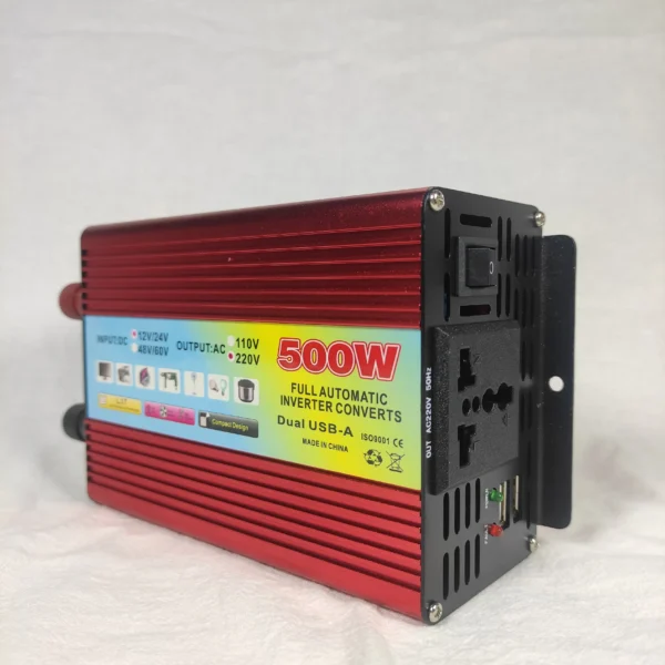 500W Dual Input Modified Sine Wave Inverter – New Ventilation Casing, 12V–60V DC to 110V AC for RV & Energy Storage Use | Congsin AirFlow Series - Image 5