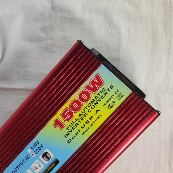 1500W New-Gen Modified Sine Inverter – Dual DC Input (12V–60V) for Field AC Power, Solar Banks & Battery Cabinets | Congsin GridFlex - Image 3