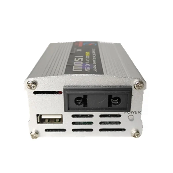 150W Compact Silver Car Inverter – Designed for Low-Power DC to AC 110V Conversion | Congsin Essential Series - Image 4