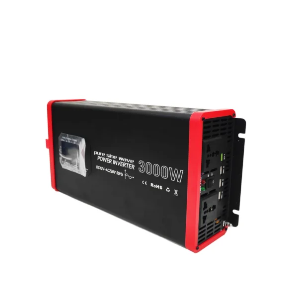 3000W Full-Power Pure Sine Inverter with Multifunction Display & Dual AC Outlets – Ideal for RVs, Solar Systems & Emergency Backup | Congsin GridSafe - Image 4