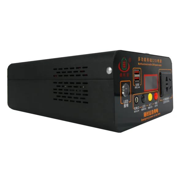 Congsin 300W Solar Generator – 12A 12V Lithium Battery + Pure Sine Wave Output for Off-Grid Travel & Remote Adventures - Image 4