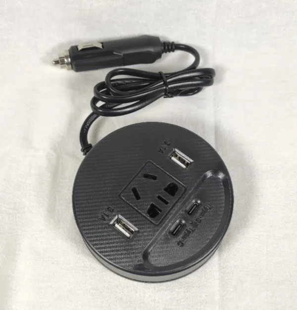 Stay Charged on the Move – 150W Ultra Compact Modified Sine Wave Inverter, 12V/24V DC to 110V AC for Vans & Vehicles | Congsin MobileEdge - Image 3