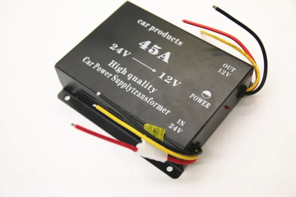 Congsin 45A DC to DC Converter – 24V to 12V Step-Down Power Module with Dual Fans for Vehicle & Solar Use - Image 5