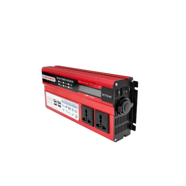 Congsin StudioGrid 2000W Inverter – 12V DC to 110V AC with 4 USB Ports & Digital Display for Studios, Booths & Event Power - Image 5