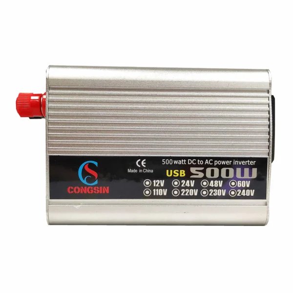 500W Multi-Voltage Car Power Inverter – 12V to 110V AC for Travel, Power Stations & Global Off-Grid Needs | Congsin WorldFlex - Image 5