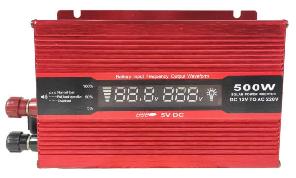 Congsin 1500W DC to AC Power Inverter – 650W Rated Output with LED Display & External Fuse for Safe Mobile or Home Backup Use - Image 2