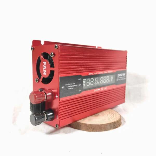 500W Off-Grid Car Power Inverter – DC 12V to 110V with LED Display & External Fuse for Home & Vehicle Emergency Use | Congsin SafeCore - Image 4