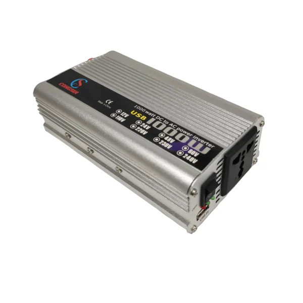 1000W Portable Modified Sine Wave Inverter – 12V/24V DC Input to AC 110V Output for Travel, Van Life & Off-Grid Power | Congsin NomadSeries - Image 6