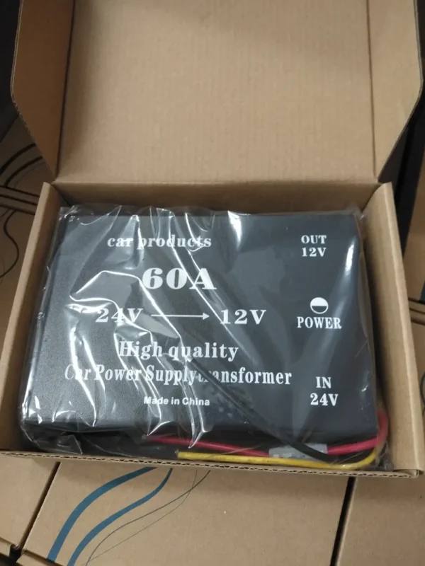 Congsin 60A Voltage Buck Regulator – Compact 24V to 12V Power Supply for RVs, Boats, and Solar Systems - Image 2