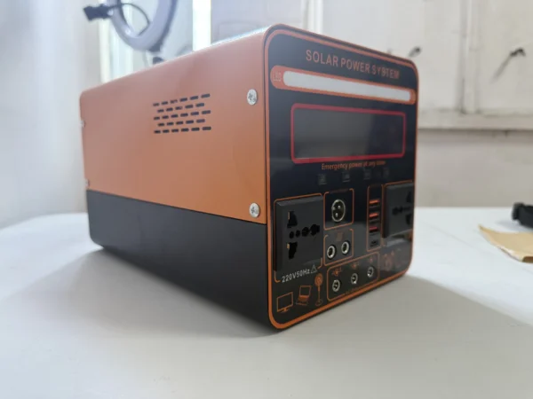 Congsin 600W Solar Generator – 40A Lithium Battery with Multi-Interface Output for Upgraded Off-Grid Travel & Remote Living - Image 3