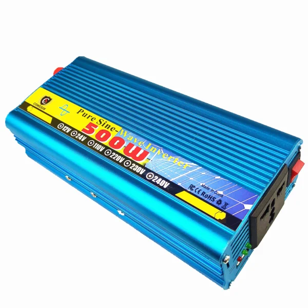 Congsin 500W Pure Sine Wave Inverter – 12V/24V/48V/60V DC to 110V AC with High Efficiency for Off-Grid Homes & OEM Solar Systems - Image 5