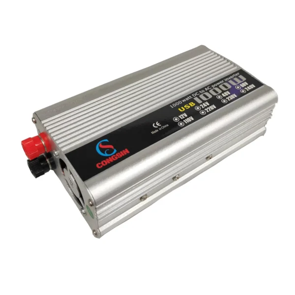 1000W Portable Modified Sine Wave Inverter – 12V/24V DC Input to AC 110V Output for Travel, Van Life & Off-Grid Power | Congsin NomadSeries - Image 7