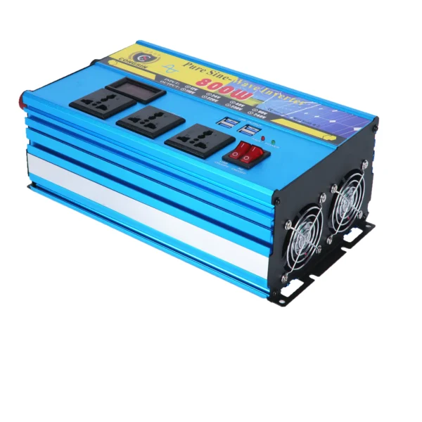 800W Pure Sine Inverter with Multi-Voltage Input (12V/24V/48V/60V) – Congsin 110V AC Output for Mobile Solar & Backup Use - Image 4