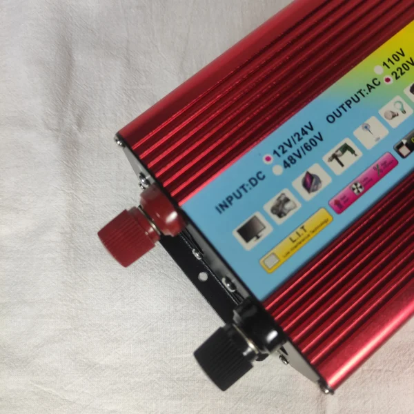 500W Dual Input Modified Sine Wave Inverter – New Ventilation Casing, 12V–60V DC to 110V AC for RV & Energy Storage Use | Congsin AirFlow Series - Image 3