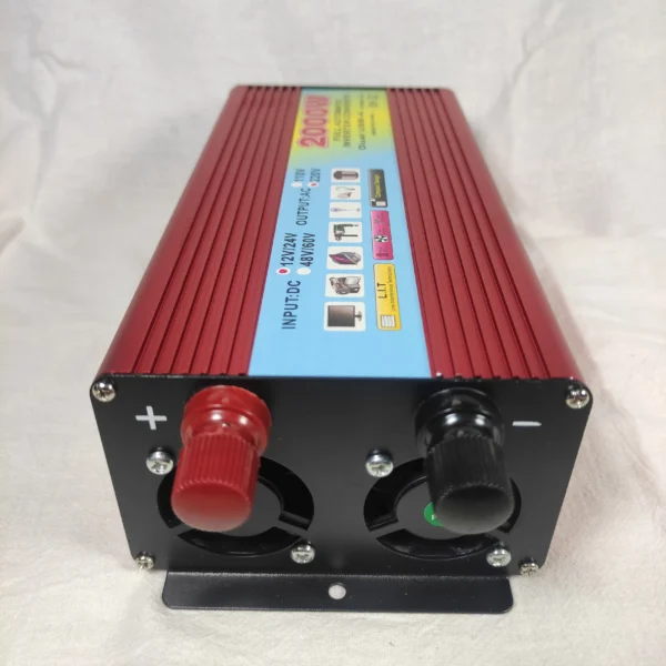 Congsin 2000W Dual Input DC to AC Inverter – 12V/24V/48V/60V Compatible, 950W Continuous Output for Tools & Backup Lighting - Image 5