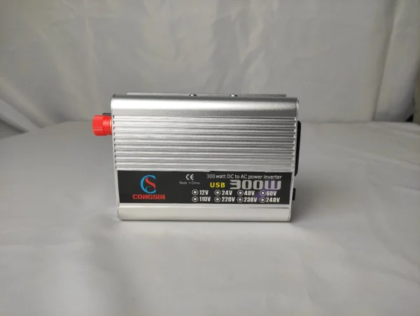 Heavy-Duty 300W Silver Modified Sine Wave Inverter – 12V to 110V AC Power for Mobile Workspaces & Tool Vans | Congsin WorkPro - Image 6