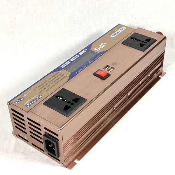 2000W Modified Sine Wave Inverter by Congsin – LCD Display, Battery Clip & Dual Universal Ports for Off-Grid Kits & Mobile Energy Hubs - Image 5