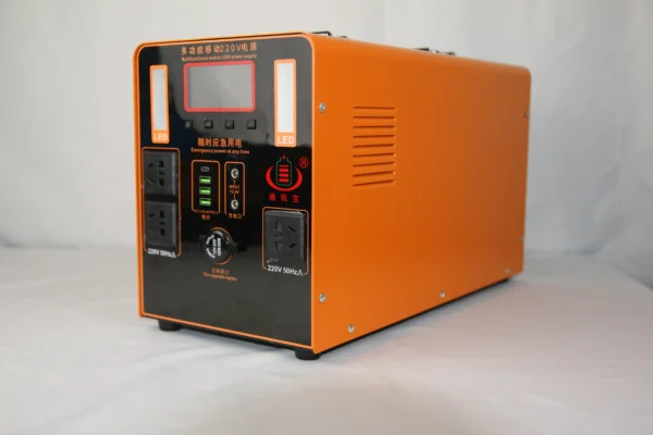 Congsin 1000W Solar Power Station – 12V 50A Ternary Lithium Battery + Pure Sine Inverter + Color LCD for Off-Grid, RV & Emergency Backup - Image 3