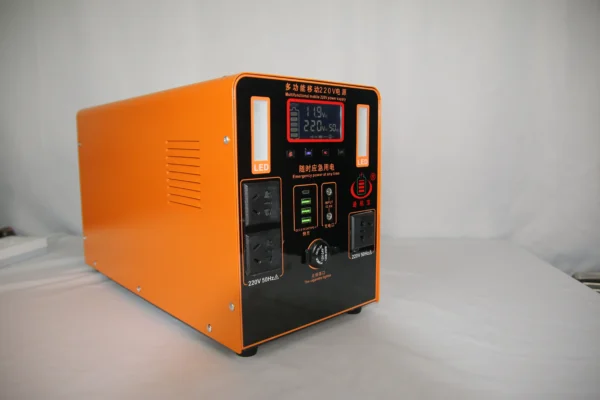 Congsin 1000W Solar Power Station – 12V 50A Ternary Lithium Battery + Pure Sine Inverter + Color LCD for Off-Grid, RV & Emergency Backup - Image 4