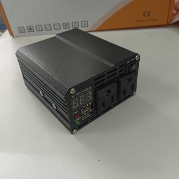 300W Modified Sine Wave Inverter with Dual US Sockets – 12V DC to AC 110V Car Converter for Laptops & Appliances | Congsin HeatGuard Series - Image 5