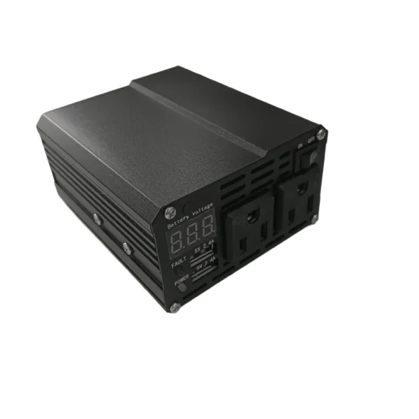 300W Modified Sine Wave Inverter with Dual US Sockets – 12V DC to AC 110V Car Converter for Laptops & Appliances | Congsin HeatGuard Series - Image 4