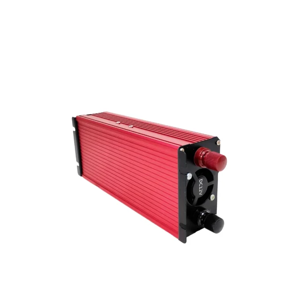 Creator’s Mobile Power Hub – 1500W Red Inverter with 4 USB Ports & LCD Screen, 12V to 110V AC | Congsin CreatorCharge - Image 5