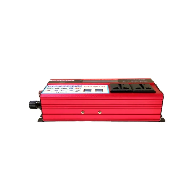 Congsin 1000W Red Modified Sine Wave Inverter – 4 USB & LCD Smart Output for Off-Grid Solar & Backup Devices - Image 4
