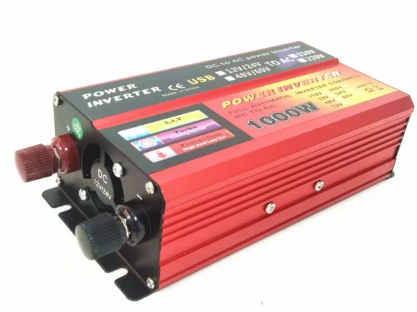 1000W Multi-Voltage Inverter – Dual Input (12V/24V/48V/60V) DC to 110V AC for Off-Grid RV & Solar Banks | Congsin PowerFlex - Image 2