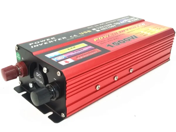 Congsin 1500W Hybrid System Inverter – Dual DC Input (12–60V) to AC 110V for Solar, Mobile Workbenches, and RV Setups - Image 4