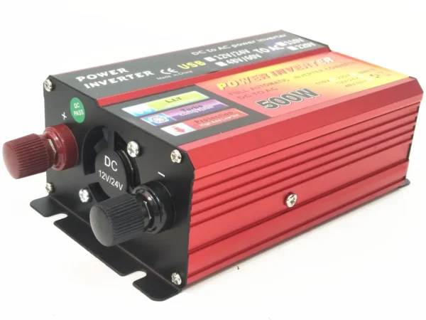 500W Multi-Voltage DC Input Inverter – Supports 12V/24V/48V/60V to 110V AC, Perfect for Backup & Mobile Power | Congsin FlexConvert - Image 2